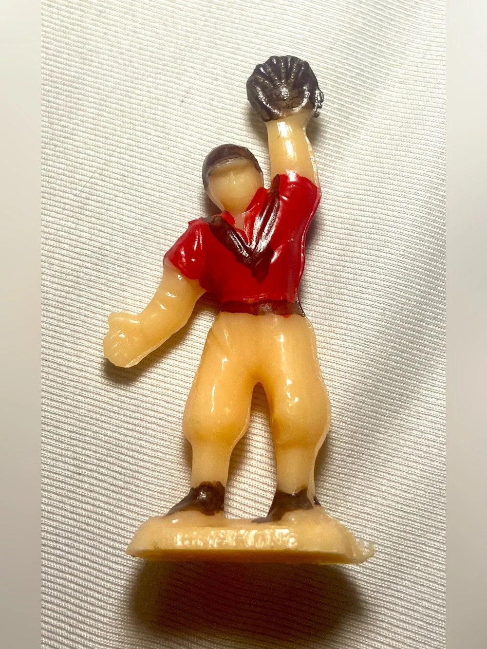 Set a four vintage baseball player cake toppers from the 50s or 60s